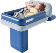 Inflatable Toddler Airplane Bed for Travel Camping Flight – Foldable Portable So