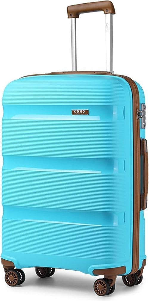 Compact Hard Shell Travel Suitcase 24 Inch PP Spinner Wheels TSA Lock