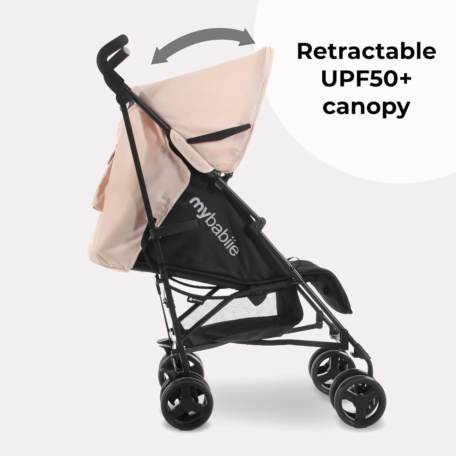 Lightweight Umbrella Stroller Compact Fold Travel Buggy Reclining Seat Pink