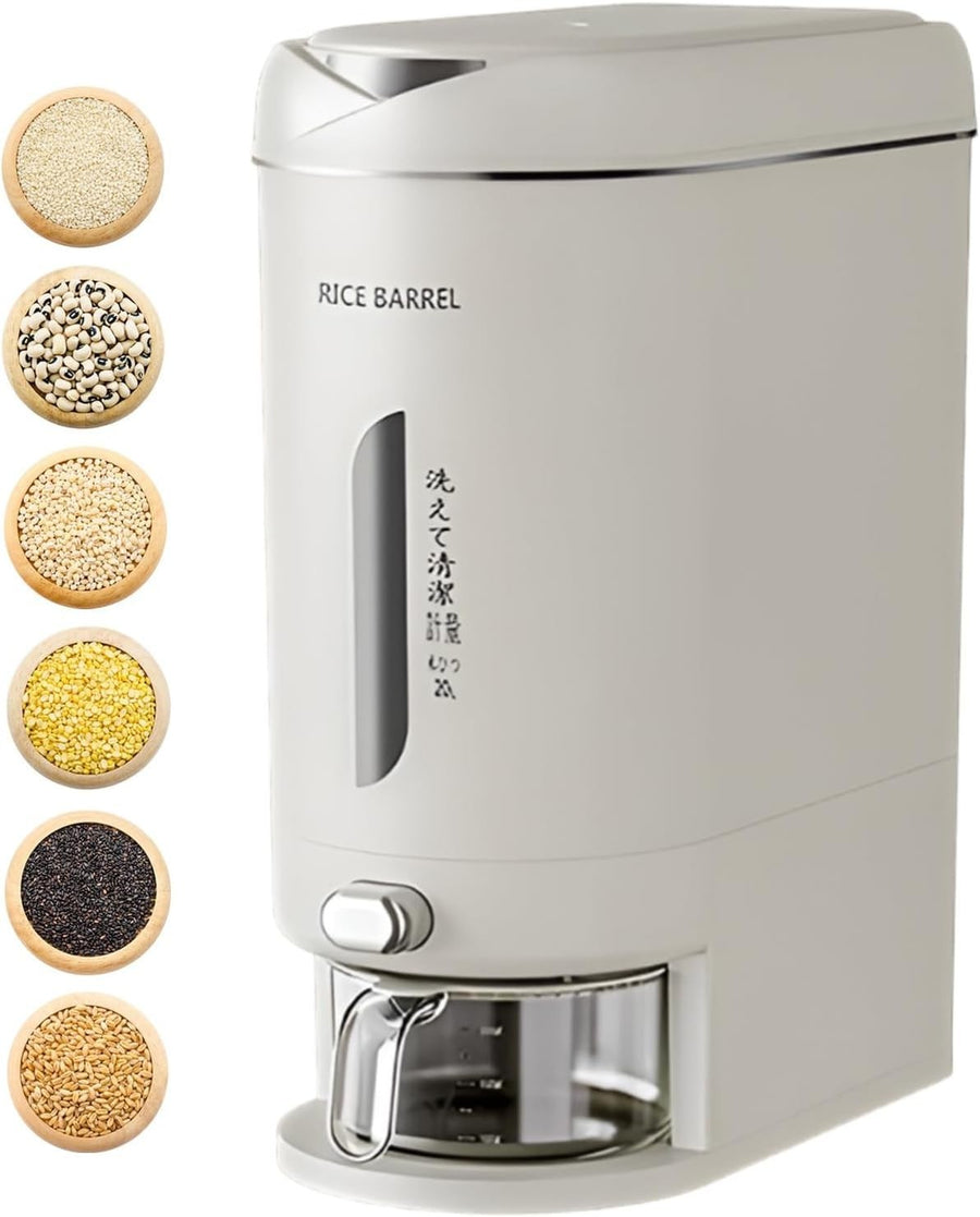 Airtight Rice Dispenser Cereal Storage Container Moisture Proof Bin