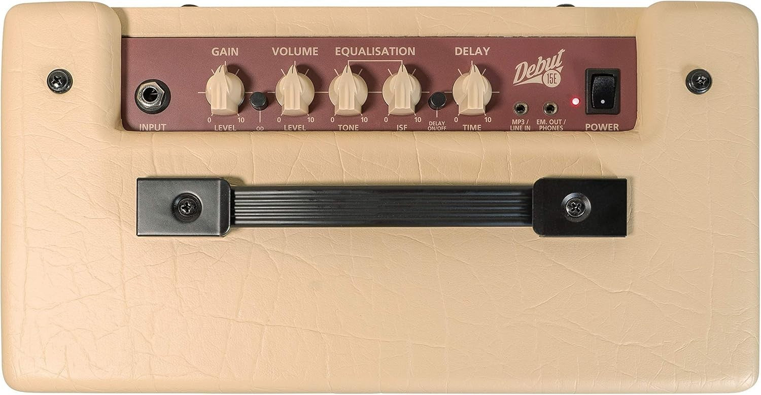 Debut 15E 15W Beginner Guitar Amp Combo Delay MP3 Line In Headphone