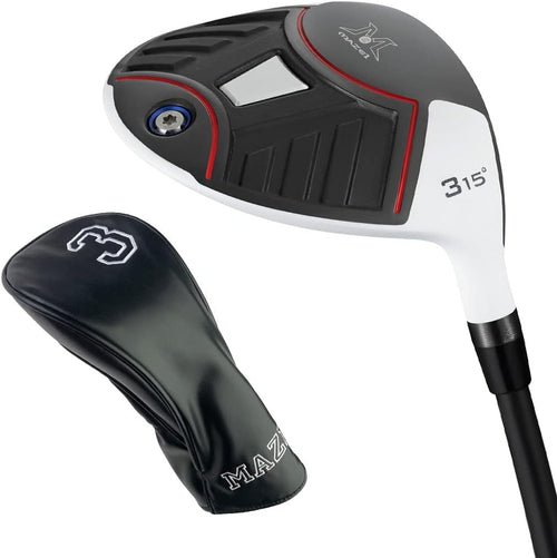 Mens Right Hand Fairway Wood 3 Wood 15° Titanium Graphite Stiff Flex