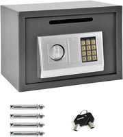 Cash Deposit Safe Box Digital Keypad Lock Money Document Security