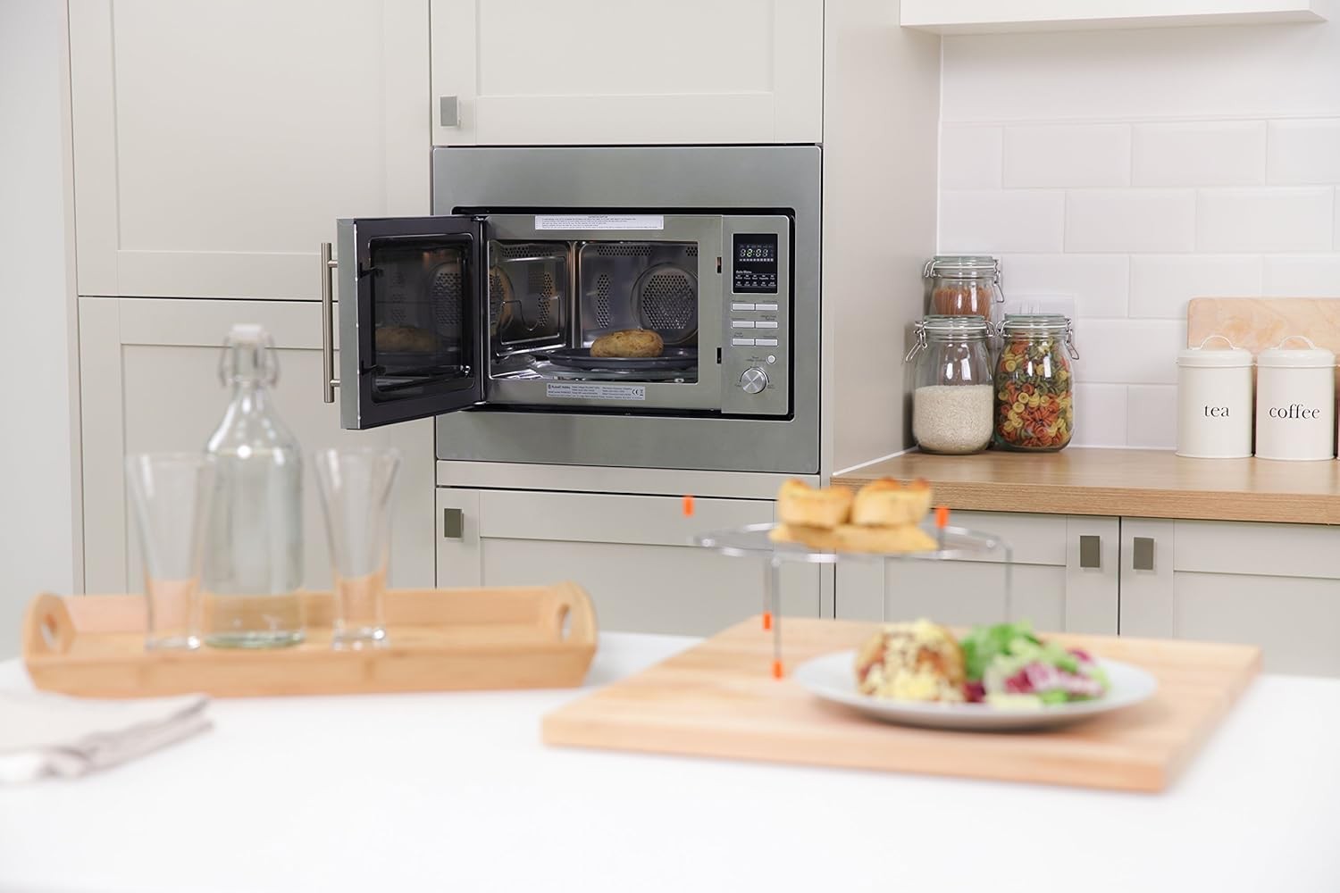 25L Built In Combination Microwave 900W Digital Stainless