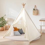 Large Cotton Kids Teepee Tent Indoor Outdoor Foldable Playhouse