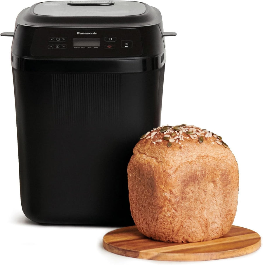 Mini Bread Maker 18 Programs 4 Gluten-Free Compact LCD Display Black