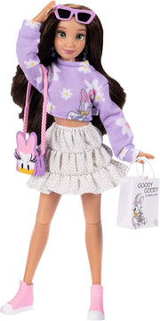 Fashion Doll with Articulated Joints Outfit Accessories Purse Bottle Gift