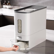 12lb Rice Dispenser Airtight Dry Food Storage w Measuring Cup
