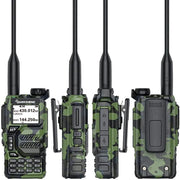 Dual Band Ham Radio 5W Portable Walkie Talkie NOAA FM Type-C UV-K5