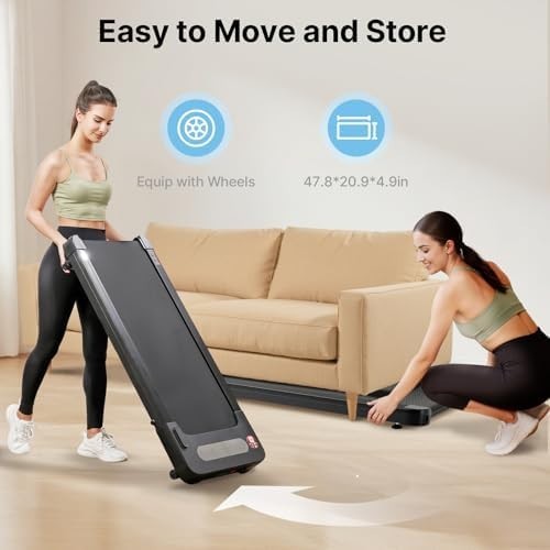 10% Auto Incline Walking Pad 2.5HP Under Desk Treadmill Quiet Smart App Scenic