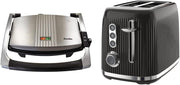 3-Slice Panini Press & 2-Slice Toaster Non-Stick Aluminium Plates