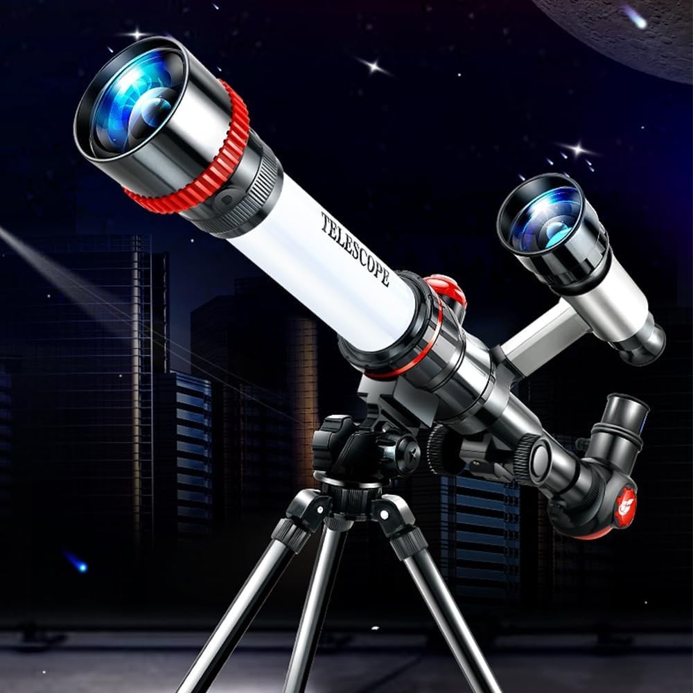 Kids 50mm Refractor Telescope with Tripod 20/30/40X HD Portable