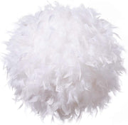 50cm White Feather Lampshade Ceiling Pendant Floor Table Light Shade