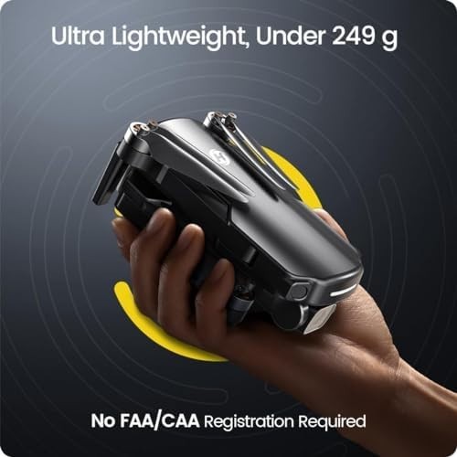 4K GPS Drone w/ 3KM Range Auto Return Follow Me Brushless Motor Foldable