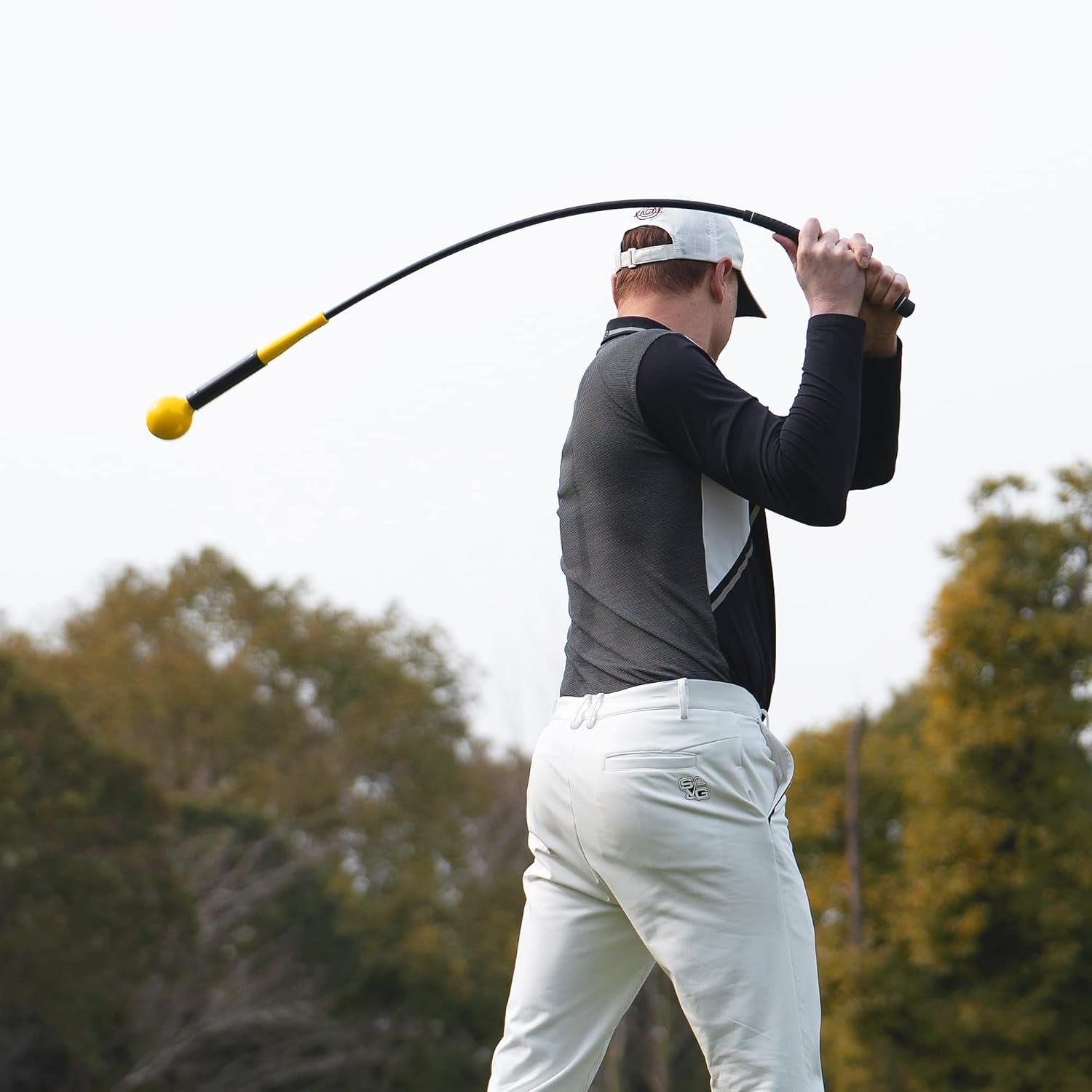 Golf Swing Trainer 122cm Weighted Flex Warm Up Stick Aid