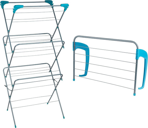 3-Tier Foldable Clothes Airer & Radiator Rack – Indoor Laundry Drying Stand