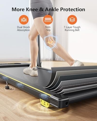 Foldable Walking Treadmill 12KM/H 10% Incline Home Gym LED Remote