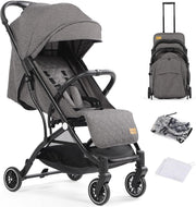 Lightweight Baby Stroller One-Hand Fold Compact Travel Buggy 0–15kg
