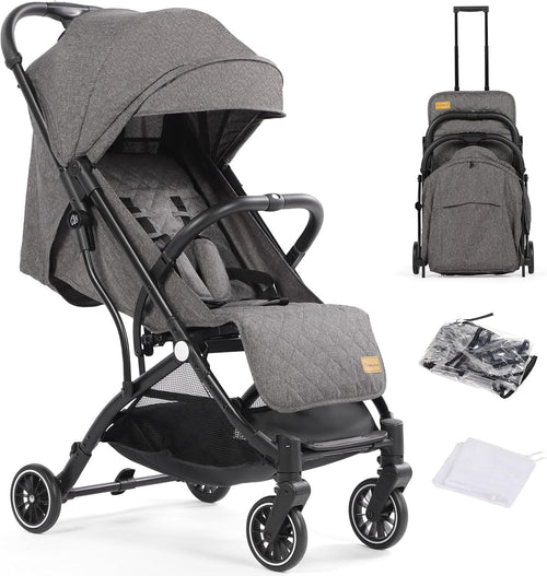 Lightweight Baby Stroller One-Hand Fold Compact Travel Buggy 0–15kg