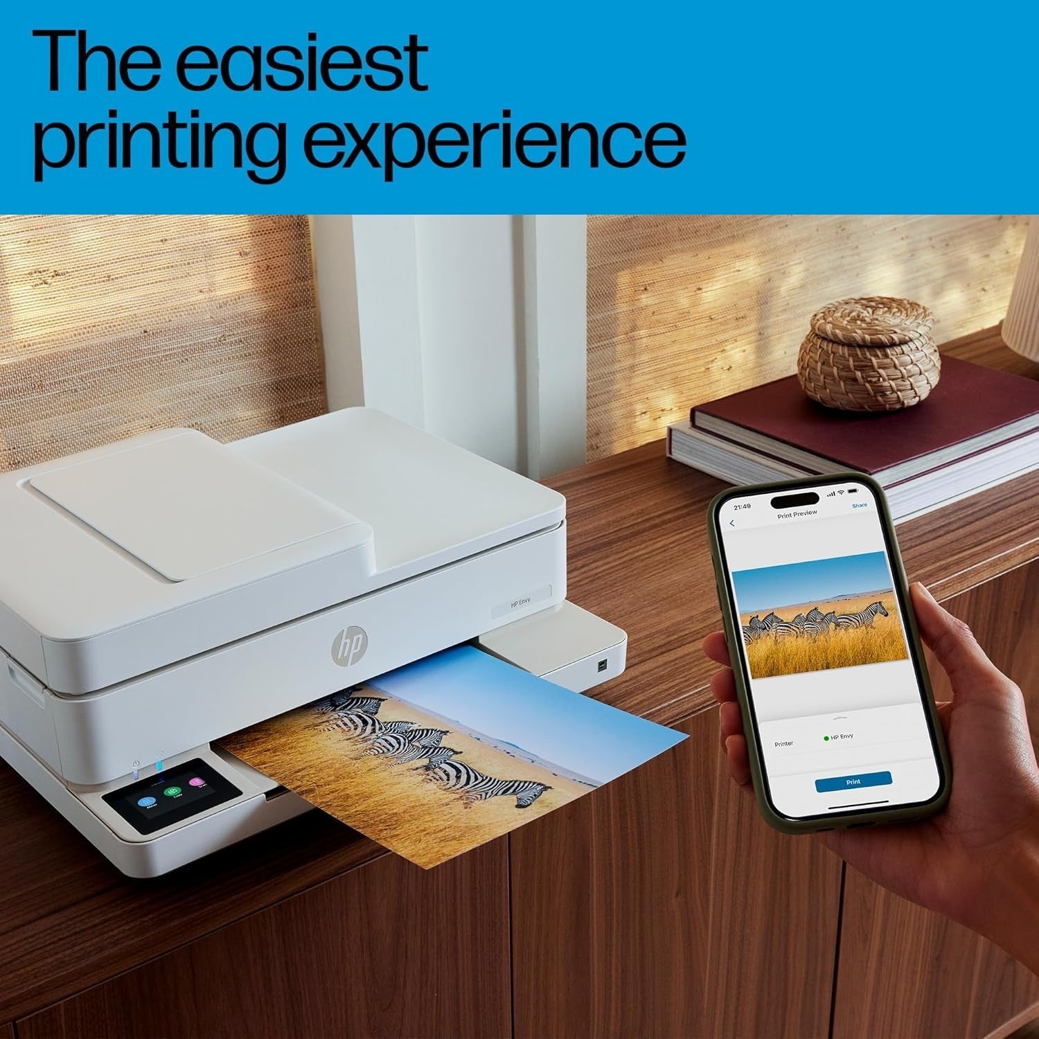 Wireless Colour All-in-One Home Printer White | Print, Scan, Copy