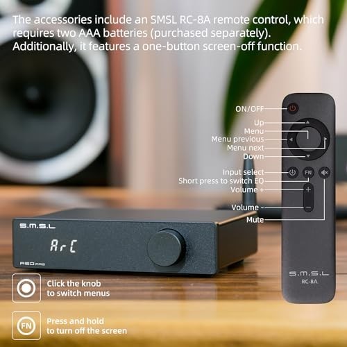 2.1-Channel HiFi Amplifier 100W Subwoofer Bluetooth USB HDMI Optical AUX