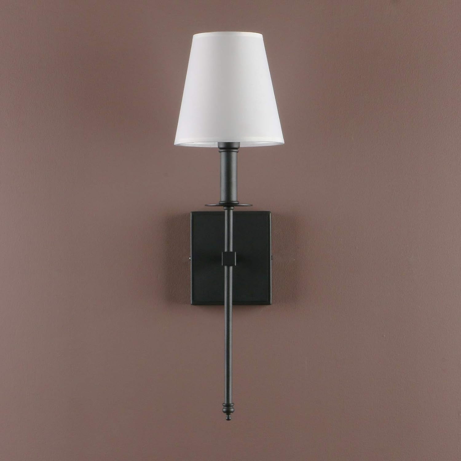 Vintage Modern Linen Wall Lamps 2-Pack, Adjustable Sconce Lighting for Home