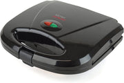 2 Slice Sandwich & Omelette Maker Non-Stick Portable Black Ceramic
