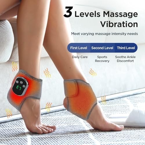 Triple Therapy Foot Massager with Heat, Kneading and Vibration Pain Relief