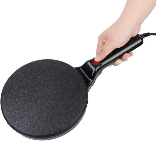 800W Electric Pancake Crepe Maker Non-Stick Hot Plate 20cm Easy Clean UK Plug