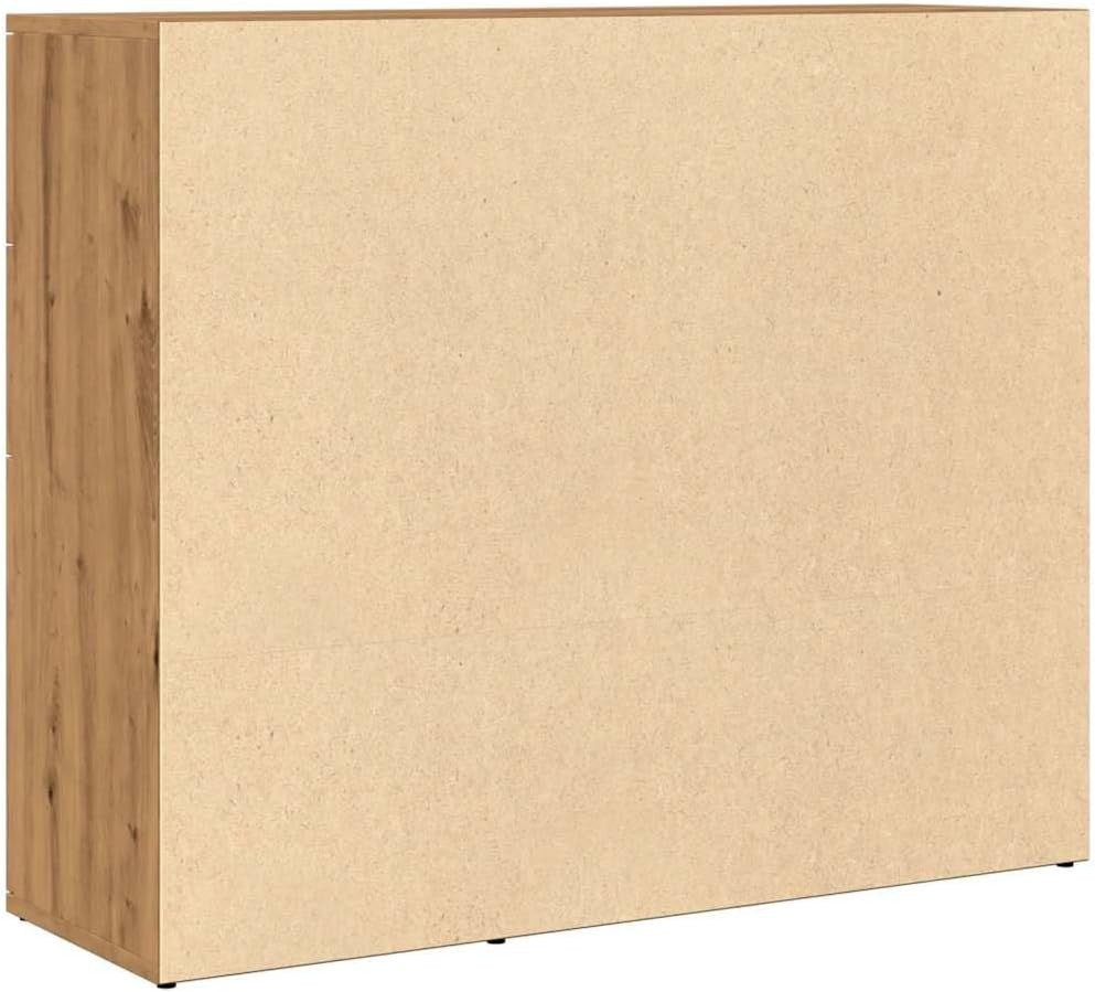 Modern Oak Sideboard Cabinet Storage Unit Drawers Cupboard for Home