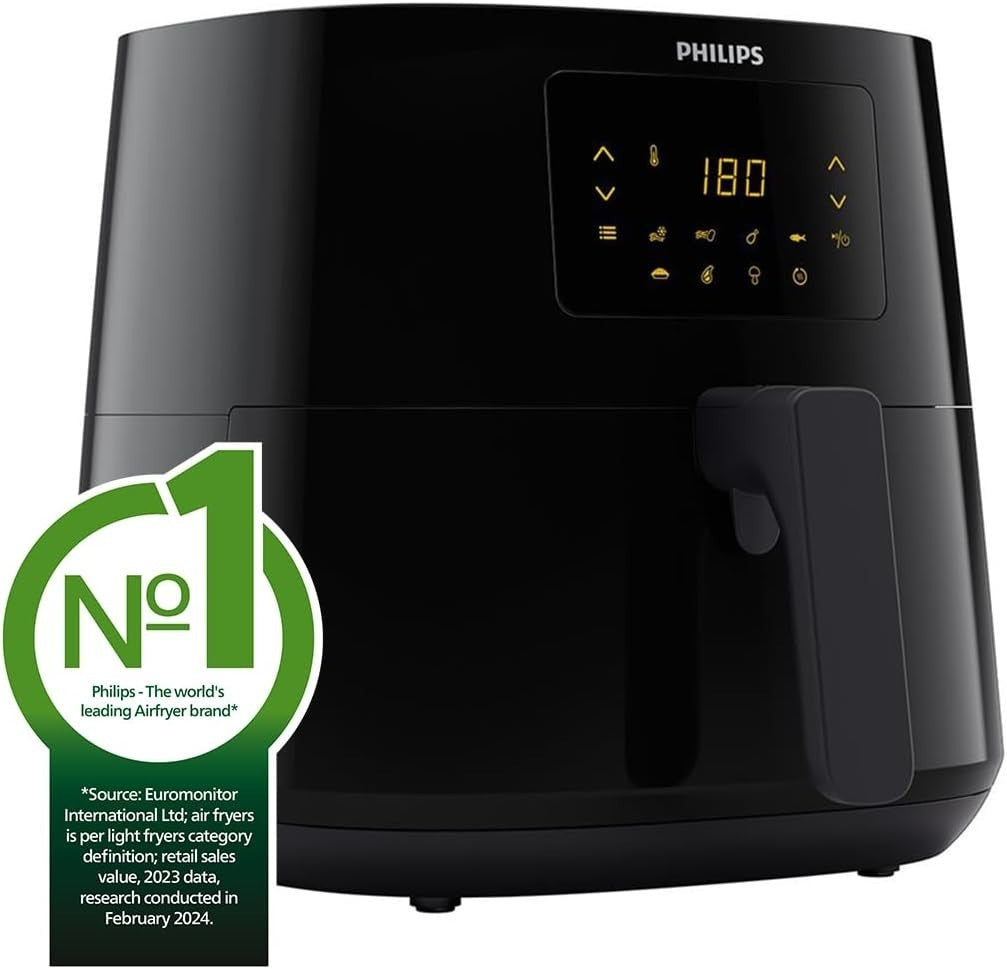 Dual Zone Air Fryer 8L with 2 Drawers, Touchscreen, Oil-Free Cooking, Timer