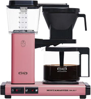 Premium Drip Coffee Maker 1.25L | Fast Brew, Quiet Operation, Pink Finish
