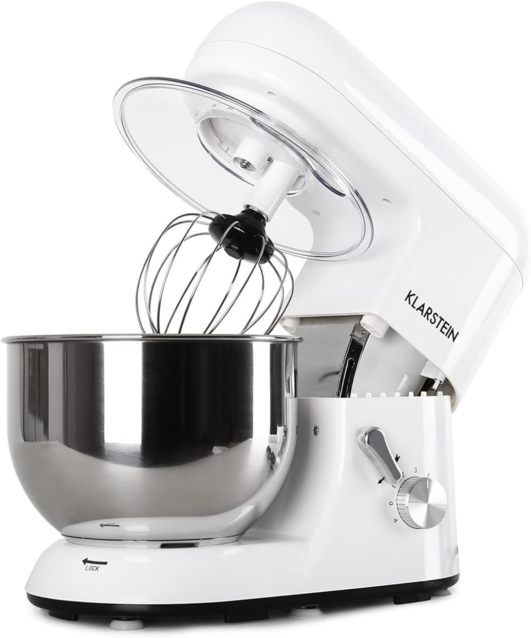 5L White Stand Mixer 1800W 6-Speed Planetary Baking & Dough Machine