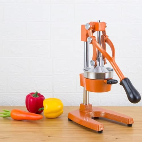 Heavy Duty Manual Citrus Juicer Cast Iron Hand Press High Yield Orange