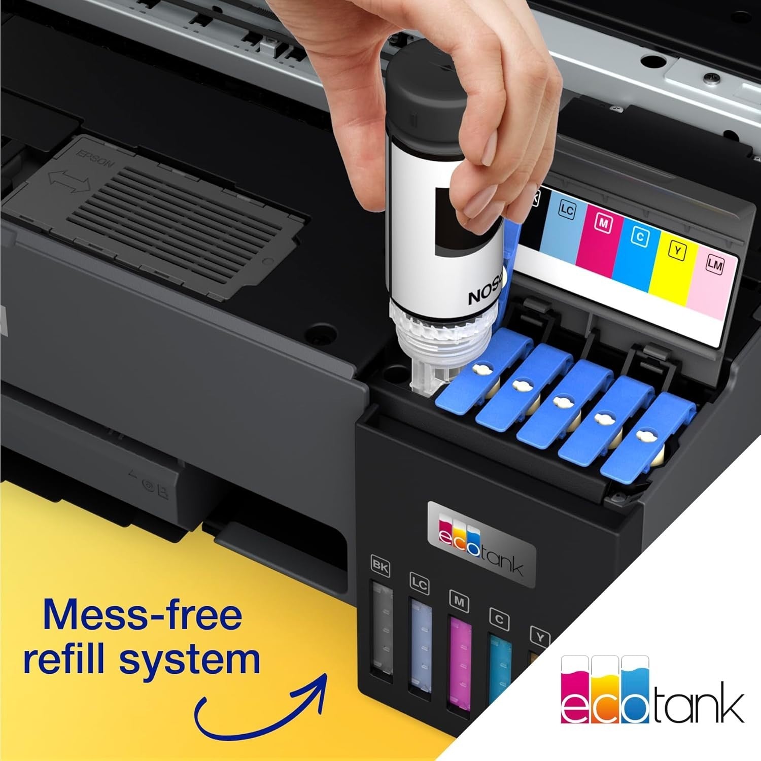 EcoTank ET-18100 A3 Colour Inkjet Photo Printer White | Wireless Durable