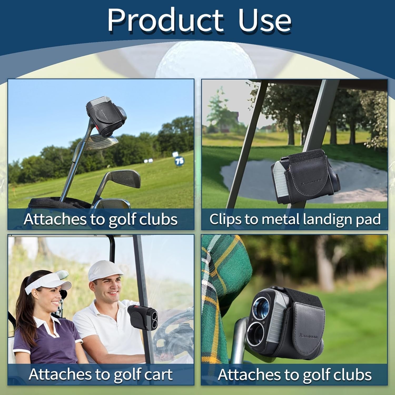 Golf Rangefinder Magnetic Strap Holder Adjustable Mount Strong Magnet
