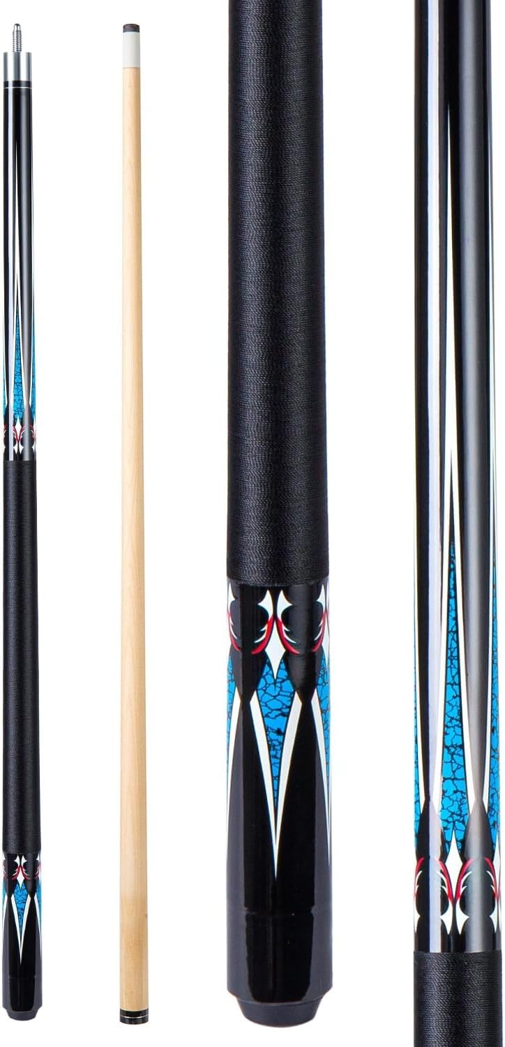 House Maple Pool Cue 58 Inch 13mm Tip 2 Piece 19oz 20oz Stick