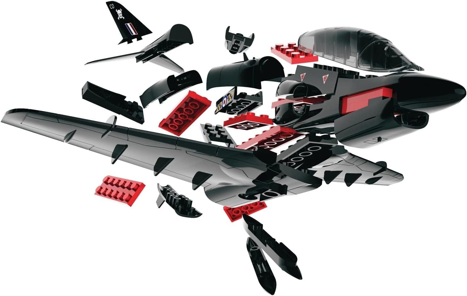 BAE Hawk Jet Plane Model Kit Kids 6+ Snap Build No Glue RAF Aircraft Toy