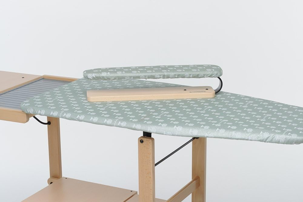 Tabletop Ironing Board Wooden Base Compact Space Saver Resistant