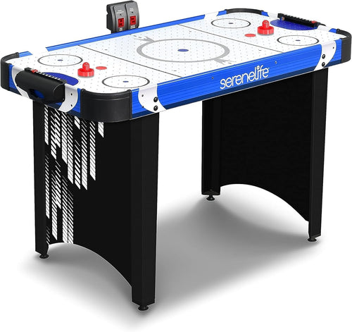 Full Size Air Hockey Table LED Scoreboard 110V Motor Arcade Game Indoor