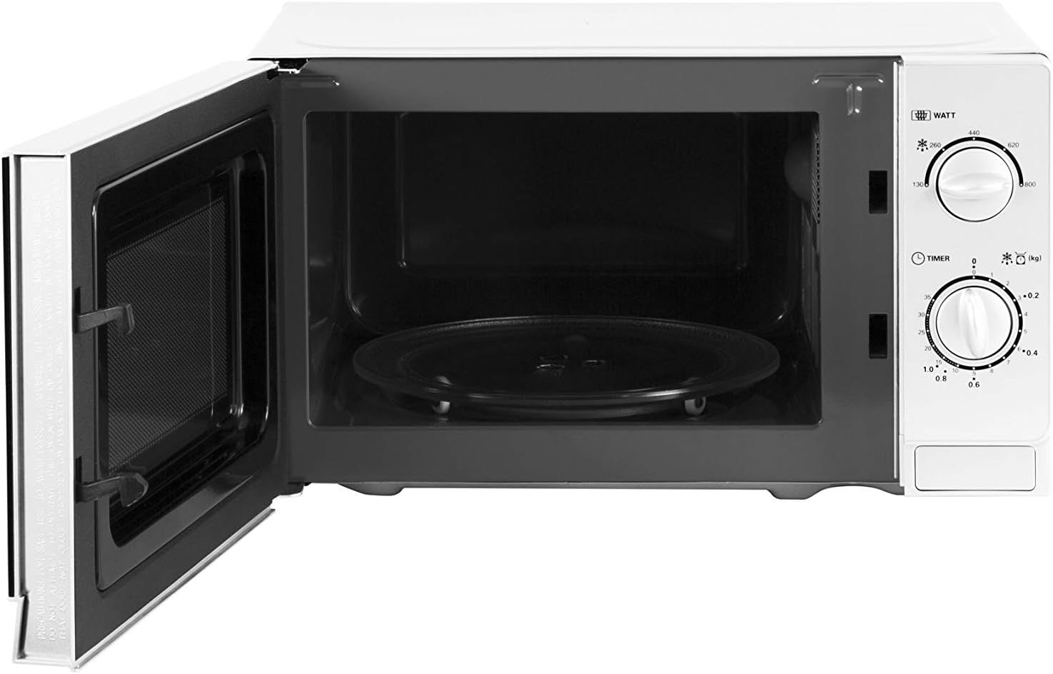 20L Solo Microwave 800W Countertop 6 Power Levels White