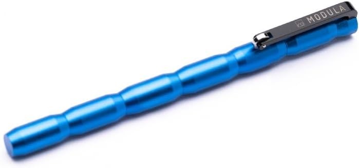 Multifunctional Stylus Pen Blue Aluminum Precision Smooth Writing Tool