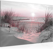 Beach Sunset Canvas Wall Art Modern Seascape Print Living Room Bedroom Decor