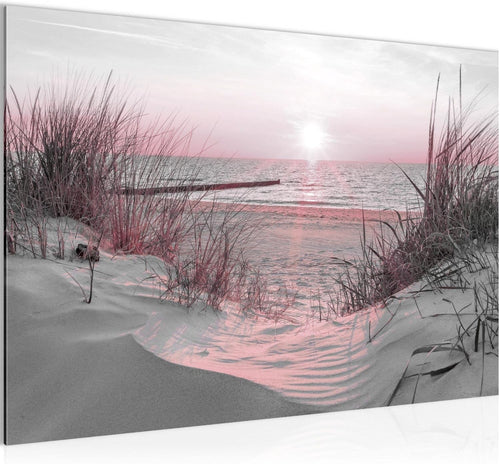Beach Sunset Canvas Wall Art Modern Seascape Print Living Room Bedroom Decor