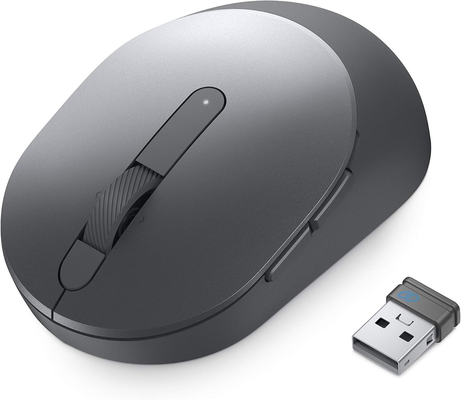 Wireless Bluetooth Mouse 1600 DPI Portable Slim Grey USB
