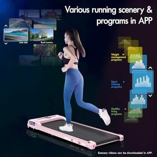 3-in-1 Walking Pad Treadmill 9km/h Quiet 2.2HP Foldable Wide Belt App Control
