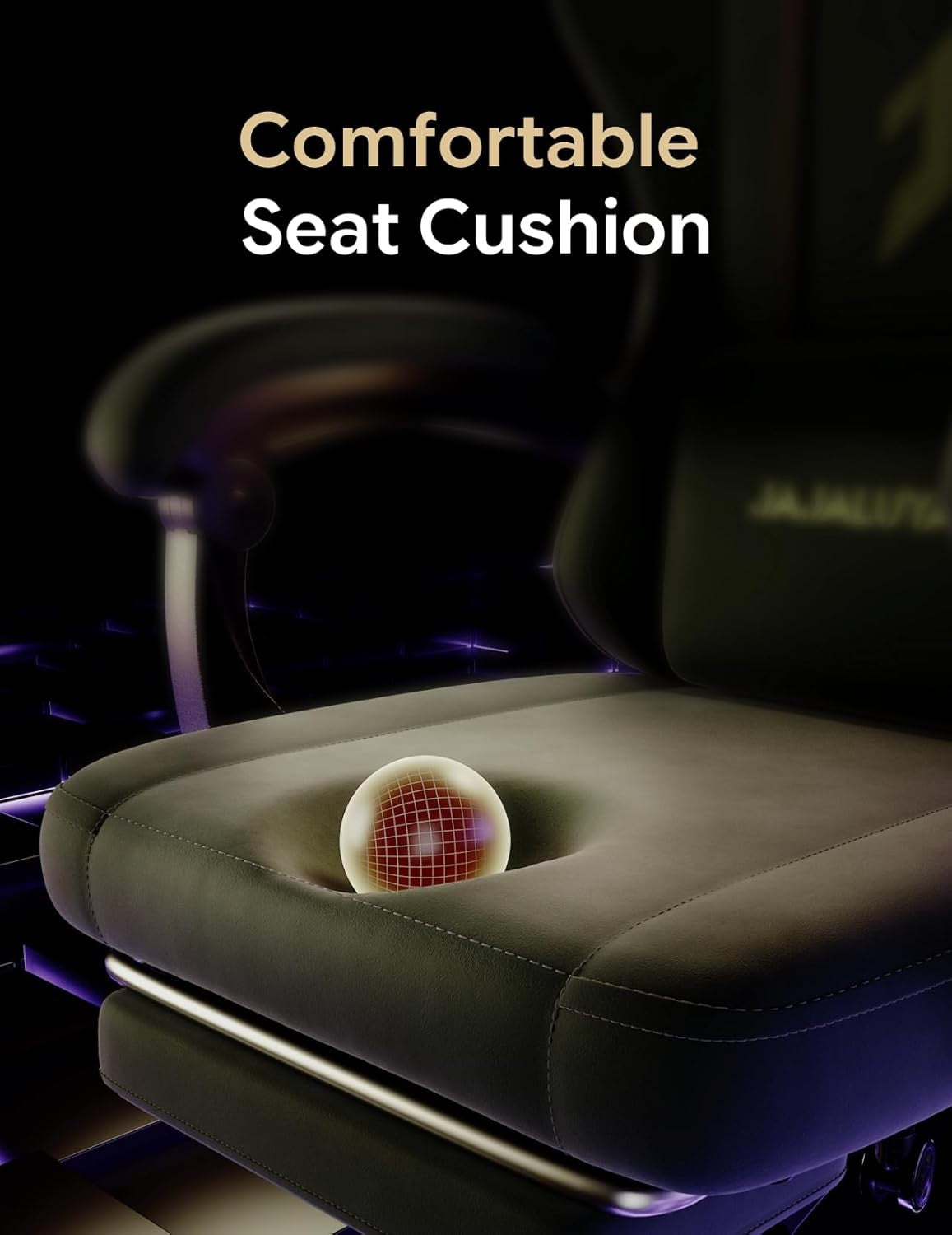 Ergonomic Gaming Chair w/ Footrest Reclining Lumbar Support