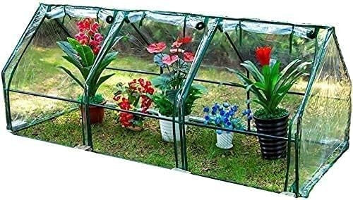 Large Walk-In Outdoor Garden Greenhouse PVC Cover Waterproof Plant Tent