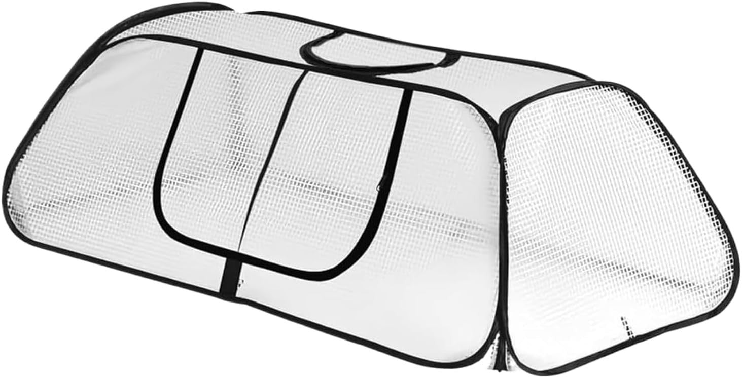 Portable Mesh Tunnel Greenhouse Waterproof UV Protection Cold Frame 35x35cm