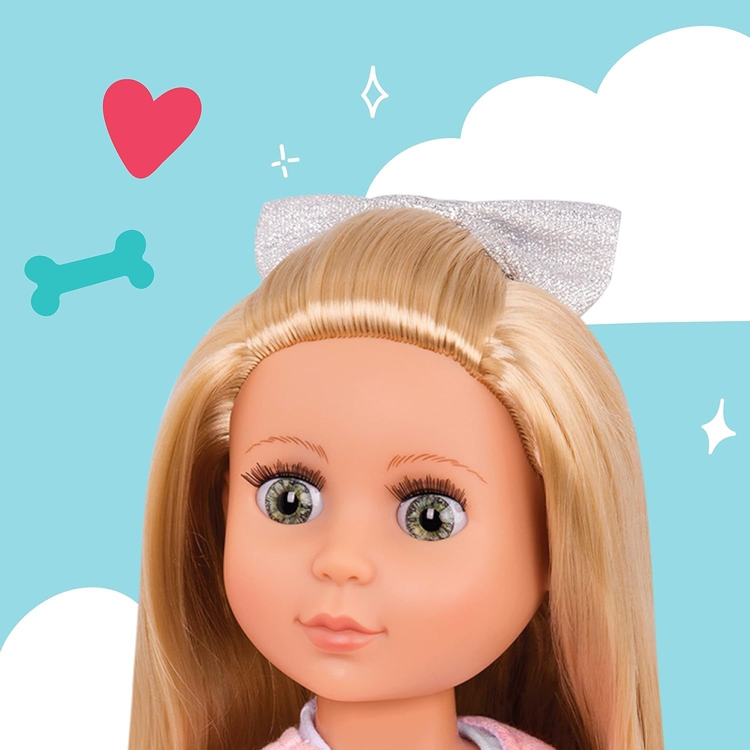 36cm Fashion Dolls Set Poseable Hair Styling Green & Blue Eyes